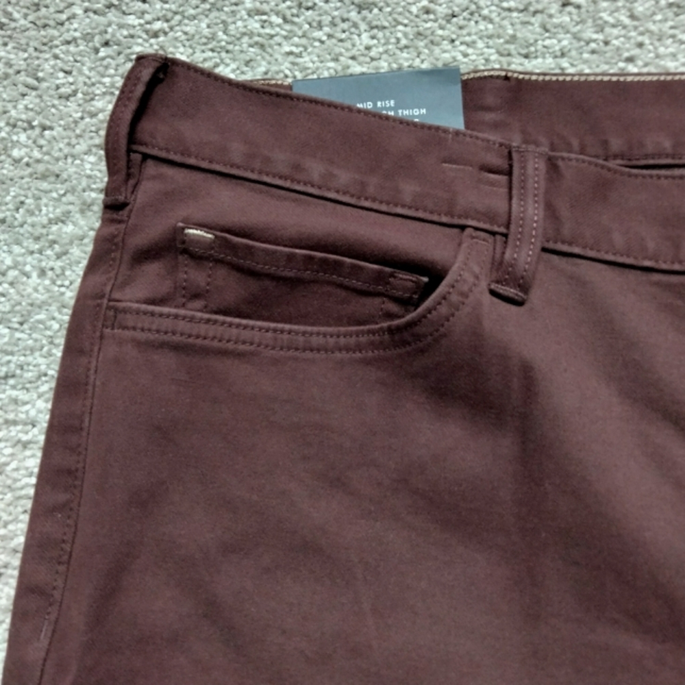 NWT 42x34 Banana Republic Traveler Slim Fit Chocolate Brown Casual Pants NEW - Picture 6 of 12